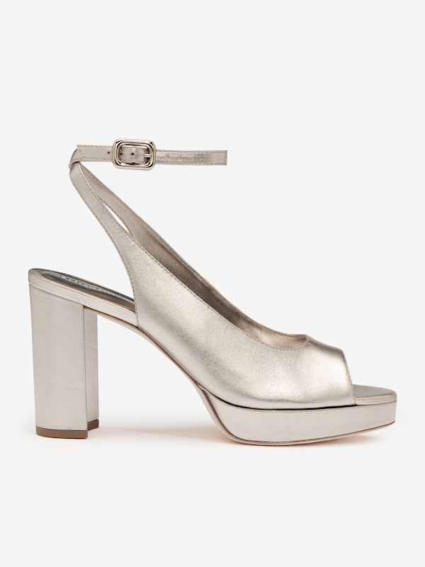 Paulette Platform Sandal - Golden Haze Leather